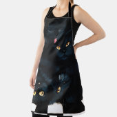 Black Cat Cuddle Schürze (InSitu)