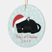Black Cat Custom Weihnachtsschmuck (Links)