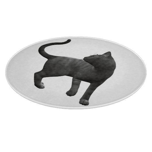 Black Cat Cutting Board Schneidebrett (Ecke)