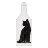 Black Cat Cutting Board Schneidebrett (Vorderseite)