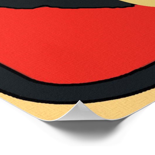 Black Cat, Dank 2022 Text-Poster Poster (Ecke)