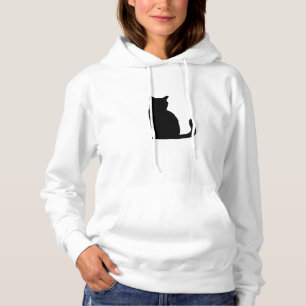 Black Cat Design Hoodie