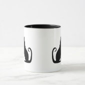 Black Cat Design Tasse (Zentrum)