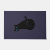 Black Cat Doormat Fußmatte (Vorderseite)