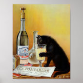 Black Cat Drink Absinthe Poster (Vorne)