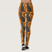 BLACK CAT DRINT HerbstYOGA PANTS Leggings (Rückseite)