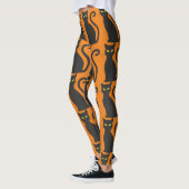 BLACK CAT DRINT HerbstYOGA PANTS Leggings (Links)