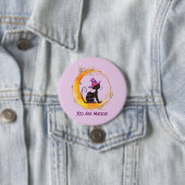 Black Cat - Du bist magisch Button (Beispiel)