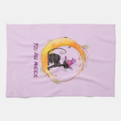 Black Cat - Du bist magisch Geschirrtuch (Horizontal)