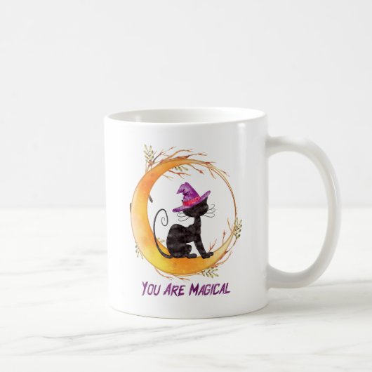 Black Cat - Du bist magisch Kaffeetasse (Rechts)