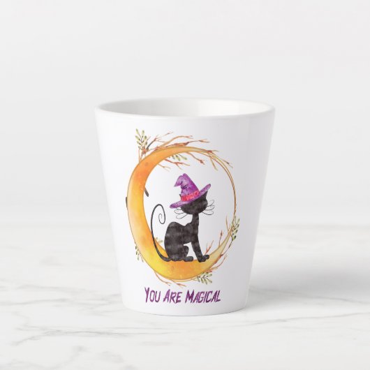 Black Cat - Du bist magisch Milchtasse (Vorderseite)