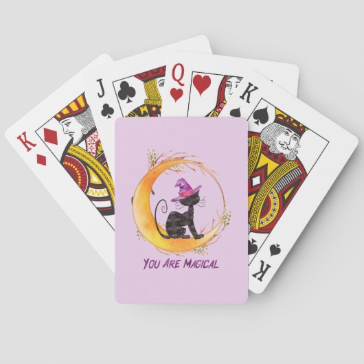 Black Cat - Du bist magisch Spielkarten (Rückseite)