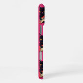 Black Cat Electric Guitar Players Rock Band Gift iPhone Hülle (Rechte Seite)