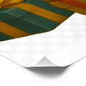 “Black Cat Emi and the Christmas Tree” Poster (Ecke)