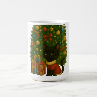 “Black Cat Emi and the Christmas Tree” Verwandlungstasse