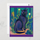 Black Cat, Ernst Ludwig Kirchner, Kunsthandwerkska Postkarte (Vorne/Hinten)