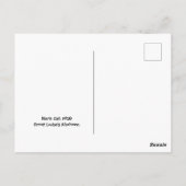 Black Cat, Ernst Ludwig Kirchner, Kunsthandwerkska Postkarte (Rückseite)