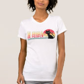 Black Cat Ew People, Lady T - Shirt Funny, Spaß (Vorderseite)