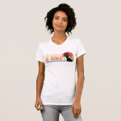 Black Cat Ew People, Lady T - Shirt Funny, Spaß (Vorne ganz)