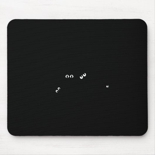 Black Cat Ew People Meowy Funny Cat Lover, Cat Dad Mousepad (Vorne)