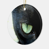 Black Cat Eye Keramik Ornament (Links)