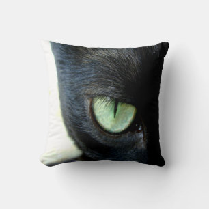 Black Cat Eye Kissen
