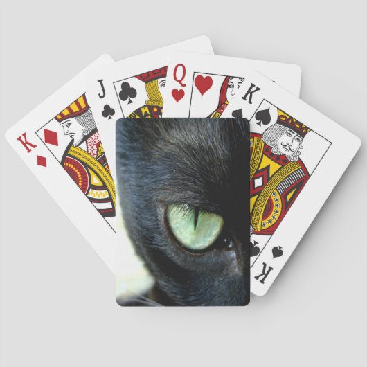 Black Cat Eye Spielkarten (Rückseite)