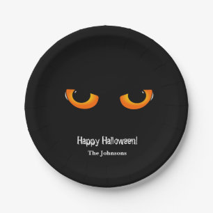 Black Cat Eyes Halloween-Party Paper Teller