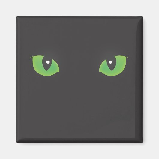 Black Cat Eyes Magnet (Vorne)