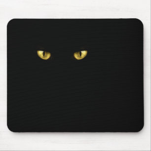 Black Cat Eyes Mousepad