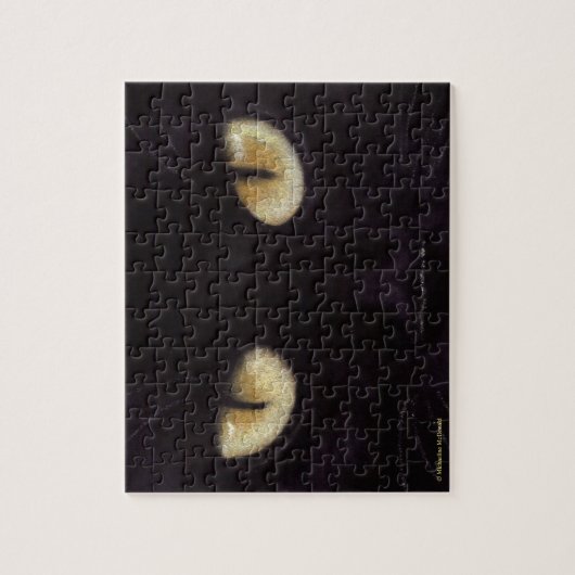 Black Cat Eyes Puzzle (Vertikal)