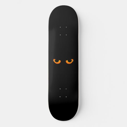 Black Cat Eyes Skateboard (Vorderseite)