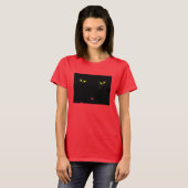 Black Cat Eyes T-Shirt (Vorne ganz)