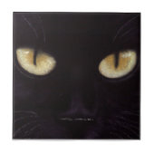 Black Cat Eyes Tile Fliese (Vorderseite)