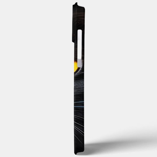 Black Cat Face Case-Mate iPhone Hülle (Rückseite / Links)