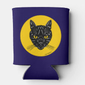 Black Cat Face Dosenkühler (Rückseite)