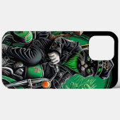 Black Cat Fahrrad St. Patrick's Day Case-Mate iPhone Hülle (Rückseite (Horizontal))