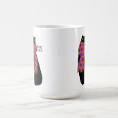 Black Cat Fall Saison Halloween Spooky Niedlich Kaffeetasse (Mittel)