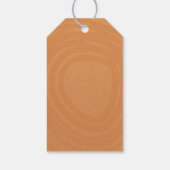 Black Cat Fall Saison Happy Halloween Geschenkanhänger (Rückseite)