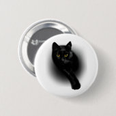 Black Cat Feilnägel Button (Vorne & Hinten)