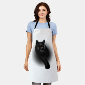 Black Cat Feilnägel Schürze (Getragen)