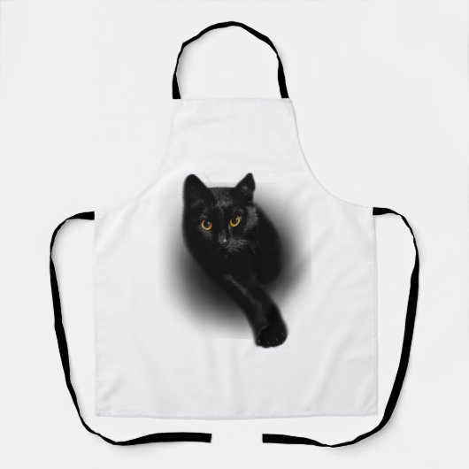 Black Cat Feilnägel Schürze (Vorderseite)