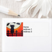 Black Cat Fence Moon Bats (Insitu)