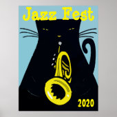 Black Cat Fest mit Trumpf Poster (Vorne)