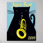 Black Cat Fest mit Trumpf Poster (Vorne)