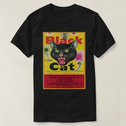 Black Cat Firecrackers  Classic T-Shirt (Design vorne)