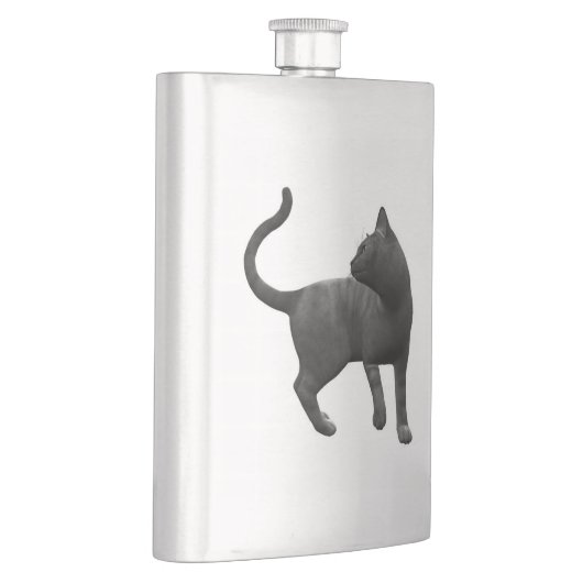 Black Cat Flask Flachmann (Rechts)