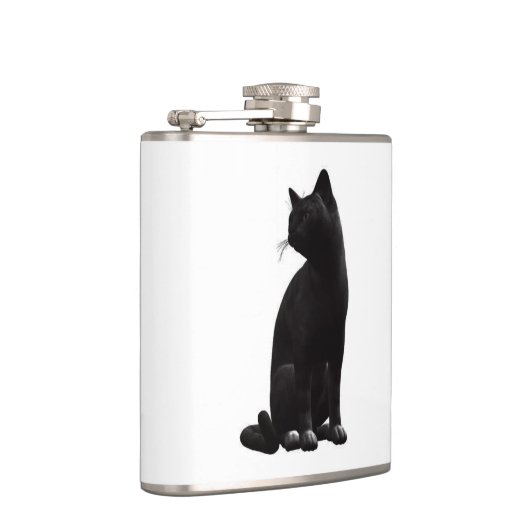 Black Cat Flask Flachmann (Rechts)