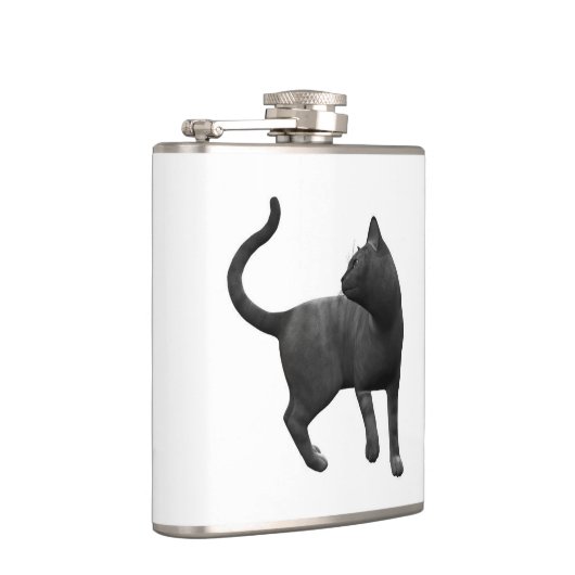 Black Cat Flask Flachmann (Rechts)
