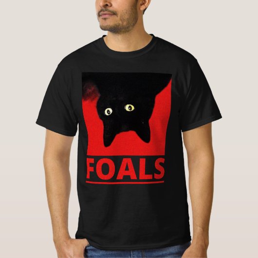 Black Cat Foals Tour 2019 TShirt, Black Cat Shirt (Vorderseite)